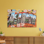 Atlanta, Georgien - Großbuchstaben 3 Leinwanddruck (Insitu (Wohnzimmer))