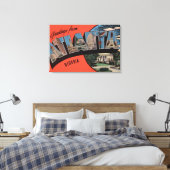 Atlanta, Georgien - Großbuchstaben Leinwanddruck (Insitu (Schlafzimmer))