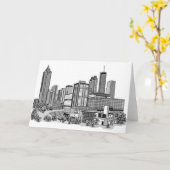 Atlanta Georgien Karte (Gelbe Blume)