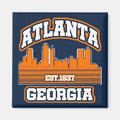 Atlanta, Georgien Magnet (Vorne)