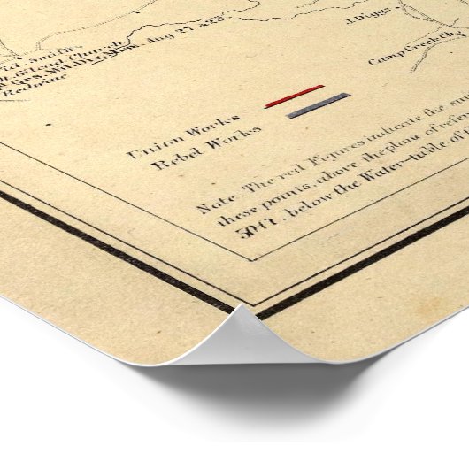 Atlanta, Georgien Poster (Ecke)