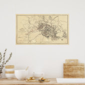 Atlanta, Georgien Poster (Küche)