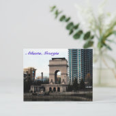 Atlanta, Georgien Postkarte (Stehend Vorderseite)