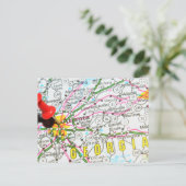 Atlanta, Georgien Postkarte (Stehend Vorderseite)