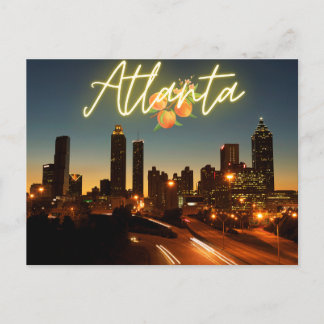 Atlanta, Georgien Postkarte