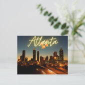 Atlanta, Georgien Postkarte (Stehend Vorderseite)
