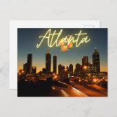 Atlanta, Georgien Postkarte (Vorne/Hinten)