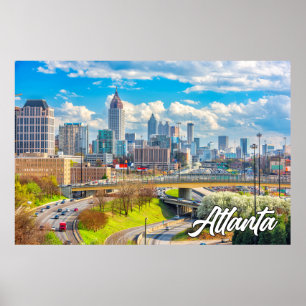 Atlanta, Georgien, Vereinigte Staaten Poster