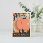 Atlanta, Georgien | Wir haben uns bewegt Einladungspostkarte (Stehend Vorderseite)