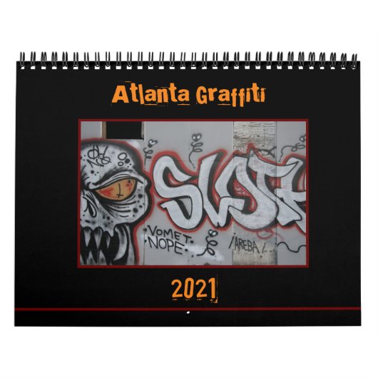 Atlanta Graffiti 2021 Kalender (Titelbild)