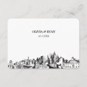 Atlanta Hochzeitliches UAWG Begleitkarte (Rückseite)