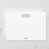 Atlanta Holiday Skyline Card Feiertagskarte (Rückseite)