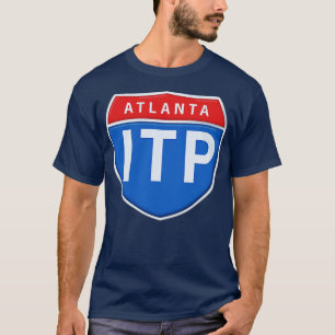 Atlanta im Inneren des Perimeter Road Sign TShirt