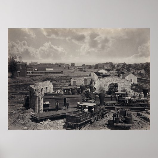 Atlanta in den Ruinen Poster (Vorne)