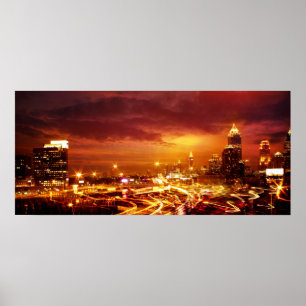 Atlanta in Dusk Poster