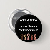 Atlanta ist die Gewerkschaft Strong-Taste Button (Vorne & Hinten)