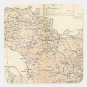 Atlanta-Kampagne 3. Epoche Quadratischer Aufkleber