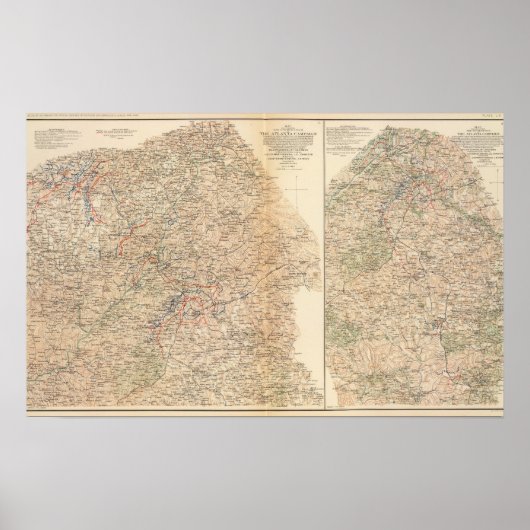 Atlanta-Kampagne 4. Poster (Vorne)