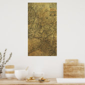 Atlanta-Kampagne - Panorama-Karte des Zivilen Krie Poster (Küche)