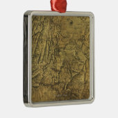 Atlanta-Kampagne - ziviler Kriegs-panoramische Silbernes Ornament (Rechts)