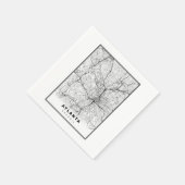 Atlanta-Karte Serviette (Ecke)