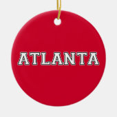 Atlanta Keramik Ornament (Vorne)