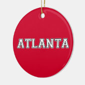 Atlanta Keramik Ornament (Links)
