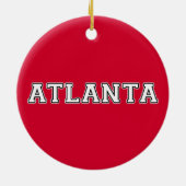 Atlanta Keramik Ornament (Hinten)