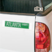 Atlanta-LandstraßenVerkehrsschild Autoaufkleber (Auf Lkw)