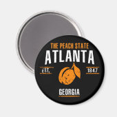 Atlanta Magnet (Vorderseite/Rückseite)