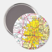 Atlanta Magnet (Vorderseite/Rückseite)