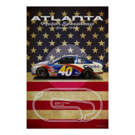 Atlanta Motor Speedway Poster