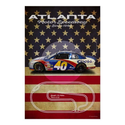 Atlanta Motor Speedway Poster (Vorderseite)