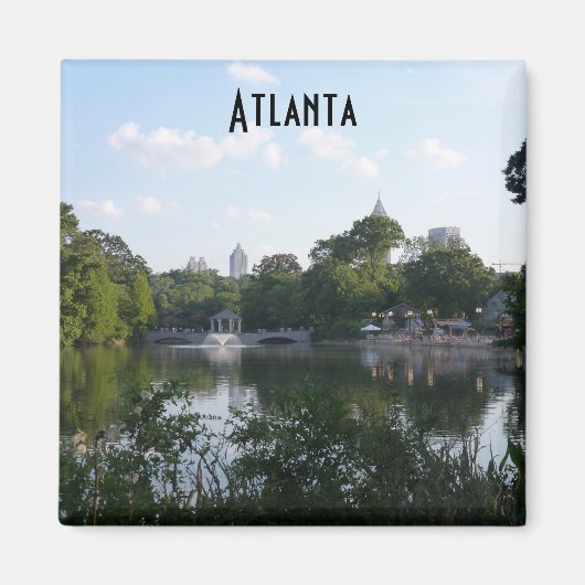 Atlanta Piedmont Park Foto Magnet Georgien (Vorne)