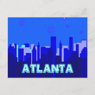 Atlanta Postcard Postkarte