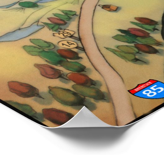 Atlanta Poster (Ecke)