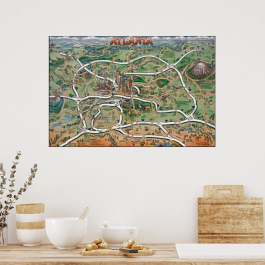 Atlanta Poster (Küche)