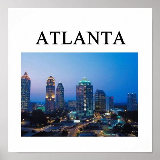 Atlanta-Poster Poster (Vorne)