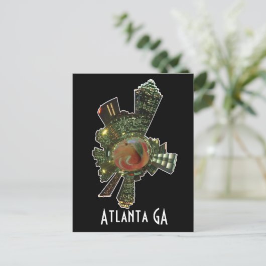 ATLANTA POSTKARTE (Stehend Vorderseite)