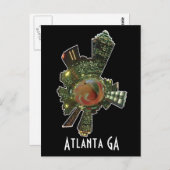 ATLANTA POSTKARTE (Vorne/Hinten)