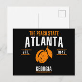 Atlanta Postkarte (Vorne/Hinten)