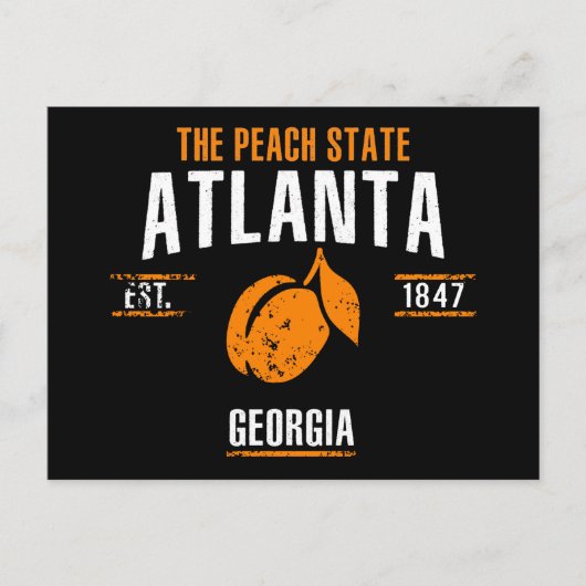 Atlanta Postkarte (Vorderseite)