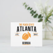 Atlanta Postkarte (Stehend Vorderseite)