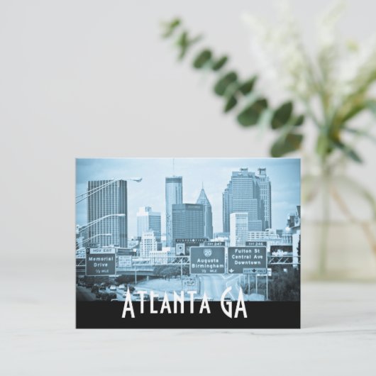 ATLANTA POSTKARTE (Stehend Vorderseite)