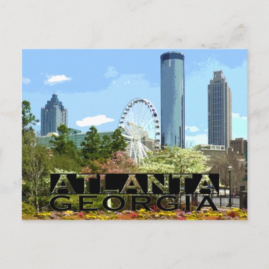 Atlanta Postkarte (Vorderseite)