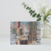 ATLANTA RELOCATION POSTCARD ANKÜNDIGUNGSPOSTKARTE (Stehend Vorderseite)