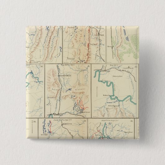 Atlanta-Savannah-März Button (Vorderseite)