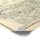 Atlanta-Savannah-März Poster (Ecke)