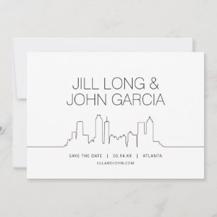 Atlanta Save the Date Einladung