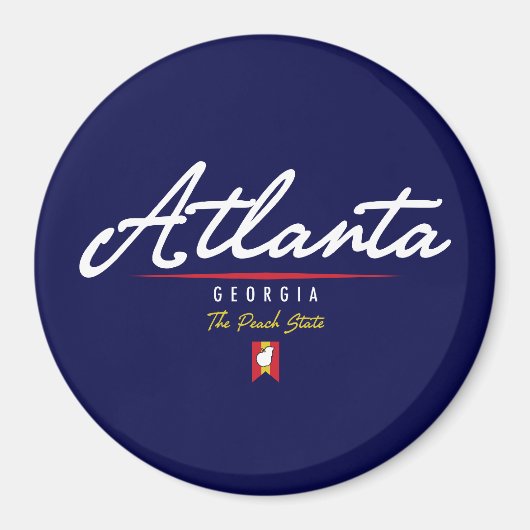 Atlanta Script Magnet (Vorne)
